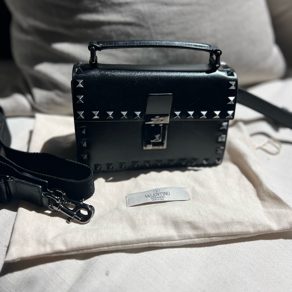 Black Studded Mailbag